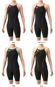 【10/30はポイント10倍】 アリーナ arena スイミング レディス 水着 トレーニングワンピーススパッツ オープンバック ハーフレッグ スイムウエア 水泳 競泳 試合 レース プール 練習用 部活動