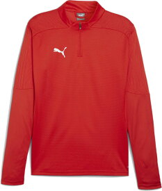 【4/24 20時から全品3％OFFクーポン＆Pアップ】 PUMA プーマ サッカー チームファイナル teamFINAL トレーニング 1／4 ジップトップ メンズ トップス トレーニングウェア 練習 部活 トレーニング ジム 上下セット 659366