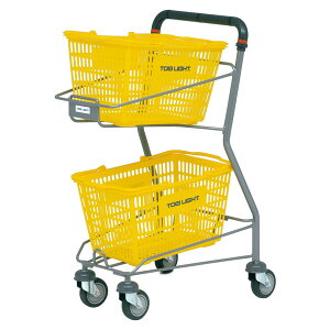 【10/30はポイント10倍】 トーエイライト TOEI LIGHT 【メーカー直送品】 テニスボールキャリー カゴ付 テニス用品 テニスボール カート スーパー 抗菌グリップ キャリー ボール出し 練習 部活