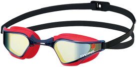 【11/11 2時までMAX1万円OFFクーポン＆Pアップ】 スワンズ SWANS スイミング レーシングクッション付き スイミングゴーグル MITミラータイプ SR-72MITPAFAB メンズ レディース 男性 女性 大人 曇り止め 抗菌 WA承認 SR72MITPAF