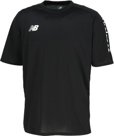 【11/11 2時までMAX1万円OFFクーポン＆Pアップ】 ニューバランス New Balance サッカー BLACK OUT FUN & PLAY EDITIONショートスリーブTシャツ プラクティスシャツ 吸汗 速乾 スポーツブランド AMT55211