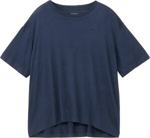 y11/18̓|Cg10{z UEm[XEtFCX THE NORTH FACE AEghA V[gX[uEhwrbOeB[ S/S Round Hem Big Tee fB[X TVc LOGOWEAR gbvX S  EFA NTW325