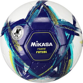 【11/11 2時までMAX1万円OFFクーポン＆P15倍】 ミカサ MIKASA フットサル フットサル4号手縫い OrgestA 検定球 青 ブルー フットサル 日本サッカー協会検定 検定球4号 大会試合球 一般社団法人日本フットサル連盟 FS451EBL
