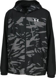 【11/11 2時までMAX1万円OFFクーポン＆Pアップ】 アンダーアーマー UNDER ARMOUR 野球 ソフトボール UA TRICOT WOVEN FULL-ZIP HOODED JACKET メンズ パーカー アウター 撥水 起毛 トレーニング 運動 6007972