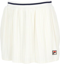 【2/15はポイント13倍！】 フィラ FILA テニス スコート レディース ウィメンズ 女性 大人 スカート ボトムス ウェア ロゴ ワンポイント 台形 変形プリーツ 部活動 クラブ サークル スクール 練習 試合 EL0207