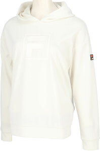 【10/30はポイント10倍】 フィラ FILA テニス プルパーカー レディース ウィメンズ 女性 大人 長袖 トップス トレーナー ウェア ロゴ ワンポイント 伸縮性 部活動 クラブ サークル スクール 練習