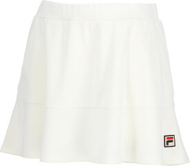 【2/15はポイント13倍！】 フィラ FILA テニス スコート レディース ウィメンズ 女性 大人 スカート ボトムス ウェア ロゴ ワンポイント コンパクト 台形 フレアー 部活動 クラブ サークル スクール EL0211