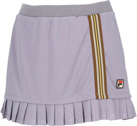 【2/15はポイント13倍！】 フィラ FILA テニス スコート レディース ウィメンズ 女性 大人 スカート ボトムス ウェア ロゴ ライン テープ プリーツデザイン 華やかさ 部活動 クラブ サークル スクール EL0235