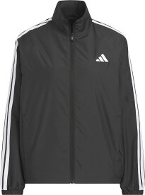 【11/11 2時までMAX1万円OFFクーポン＆Pアップ】 アディダス adidas スリーストライプス ルーズフィット ウインドブレーカー ジャケット レディース ウィメンズ 女性 防寒 上着 ルーズフィット フルジップ ハイネック QB062