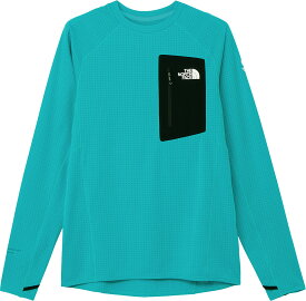 【4/10までMAX1万円OFFクーポン&Pアップ】 ザ・ノース・フェイス THE NORTH FACE アウトドア エクスペディションドライドットクルー メンズ レディース 長袖 Tシャツ ロンT トップス インナー カットソー シンプル 胸ポケット ファスナー付き NT12523