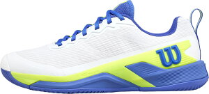�y�}���\���J�n28h P10�{�z �E�C���\�� Wilson �e�j�X RUSH PRO 4.5 WH/AMPARO BL/SAFETY YELLOW WRS336680U