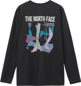 【4/10までMAX1万円OFFクーポン&Pアップ】 ザ・ノース・フェイス THE NORTH FACE アウトドア ロングスリーブ ES レトロトレイルティー メンズ 長袖 Tシャツ ロンT トップス ランニング トレーニング ハイキング グラフィック バックプリント ジム NT32682