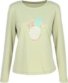 【4/10までMAX1万円OFFクーポン&Pアップ】 フィラ FILA テニス ロングスリーブグラフィックTシャツ レディース ウィメンズ 女性 テニスウェア トップス インナー 長袖 ロンT メッシュ 吸水 速乾 UVカット 日焼け対策 CZ6SGW010