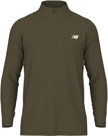 【9/11 2時まで！ 最大1万円OFFクーポン＆ポイント8倍】 ニューバランス New Balance Sport Knit クォータージップ メンズ 長袖 トップス ハーフジップ 吸湿速乾 スタンダードフィット トレーニング ウォーキング フィットネス 部活 クラブ MT51803