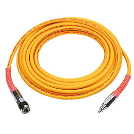 HiKOKI(ハイコーキ) 高圧エアホース(ロックキャップソケット) 15m 普及タイプ 内径6mm パージプラグ付 0088-7049