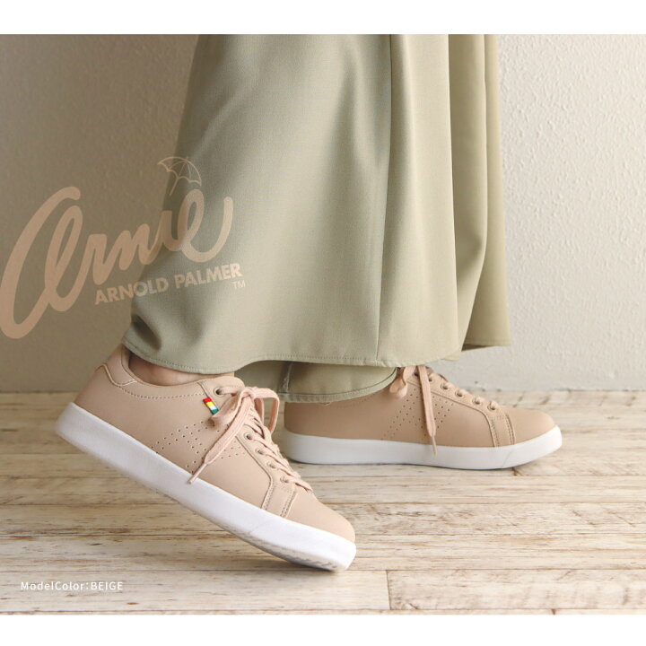 楽天市場 アーノルドパーマー スニーカー レディース 黒 コートスニーカー 定番 通勤 通学 スポーツ 運動靴 通気性 蒸れにくい 紐靴 シンプル ワンポイント 白スニーカー 中学生 ホワイト ブラック 赤 グレー ネイビー ピンク グレー ゴールド ベージュ 0601 送料無料