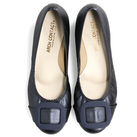 パンプス 痛くない 日本製 婦人靴 アーチコンタクト バレエシューズ フラットシューズ 靴 レディース 歩きやすい 黒 ローヒール コンフォートシューズ ペタンコ靴 小さいサイズ 大きいサイズ 39081