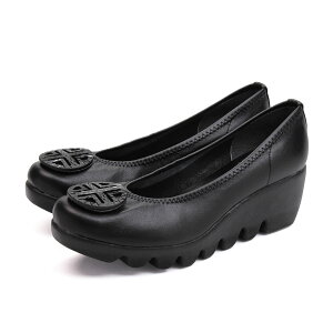 パンプス 痛くない 撥水 厚底 日本製 ウェッジソール FIRST CONTACT ファーストコンタクト ウエッジ ウ 靴 レディース 歩きやすい 黒 ローヒール コンフォートシューズ 小さいサイズ 大きいサイ