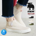 モズ moz レインシューズ 防水 サイドゴア ハイカット レインシューズ レディース おしゃれ レインスニーカー 蒸れにくい 履きやすい 歩きやすい 雨靴 女性 ブランド 黒 ブラック カーキ グリーン ベージュ 6006