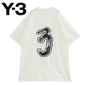 ワイスリー y-3 tシャツ メンズ GRAPHIC LOGO SHORT SLEEVE TEE HY1272 半袖 ティーシャツ カットソー クルーネック ロゴ ワンポイント ストリート カジュアル スポーツ カジュアル 春 夏 秋 白 ホワイト ロゴシャツ ヨウジヤマモト Y-3 アディダス adidas