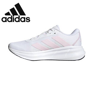 アディダス ランニングシューズ レディース 白 ギャラクシー 7 メッシュアッパー カジュアル スポーツ ウォーキング フィットネス ジム トレーニング 部活 陸上 トラック 軽量 運動靴 紐靴