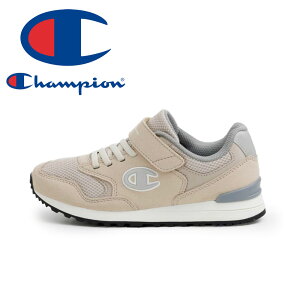 チャンピオン スニーカー キッズ 子供靴 男の子 女の子 ジュニア シューズ メッシュ 軽量 小学生 中学生 男子 通学 学校 女子 面ファスナー 黒 ブラック ネイビー グレー 青 ブルー ベージュ C