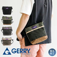 gerry サコッシュ ショルダーバッグ 撥水加工 レディース メンズ アウトドア 小さめ 斜めがけ おしゃれ …