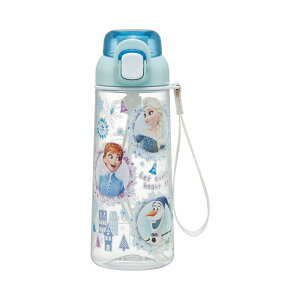 \今だけ10%OFF/ 水筒 キッズ 630ml クリア 目盛り付き ワンプッシュ ストラップ付き 子供 ストロー飲み 男の子 女の子 男子 女子 保育園 幼稚園 遠足 キャラクター おしゃれ かわいい 常温 幼