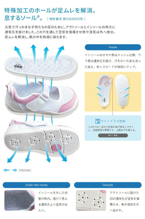 楽天市場 Max90 Offセール イフミー Ifme スクールシューズ 上履き 息するソール 軽量 上靴 キッズ 女の子 男の子 子供靴 女児 男児 運動靴 安全 安心 うわぐつ うわばき 学校 保育園 幼稚園 ネイビー ピンク マジックテープ かわいい 靴 プレゼント 0007 送料