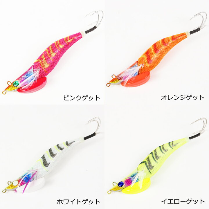 楽天市場】マルシン タコエギ レッツライド(リボーン) 3号 3.5号 4号 3  