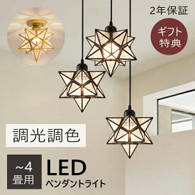 【ギフト特典限定大放送】ペンダントライト おしゃれ シーリングライト LED 星型 天井照明 間接照明 LED電球対応 キッチン トイレ 階段 玄関 ナチュラル 照明器具 モダン ダイニング リビング 寝室 洗面所 居間 玄関 トイレ 引っ掛け 簡単取付 リビング照明 居間 電気