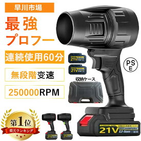 【楽天1位】ブロワー 洗車 充電式ブロワー 強力 ジェットドライブロワー 電動 エアダスター コードレス ブロアー 小型 軽量 電気エアダスター ターボジェットファン 120m/s 250000rpm 高速回転 21V バッテリ一互換対応 ハンディ- 小型ミニ