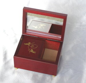 嵐(あらし)の曲で特別製作します。:大野智・櫻井 翔・相葉雅紀・二宮和也・松本潤/18弁高音質ミニ宝石箱・ジュエリーボックスオルゴール(足付き)