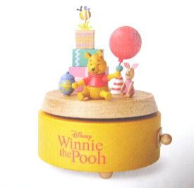 【NEW】ディズニーWinnie The Pooh/オルゴールプレゼント木製からくりオルゴール「曲目：Winnie The Pooh」