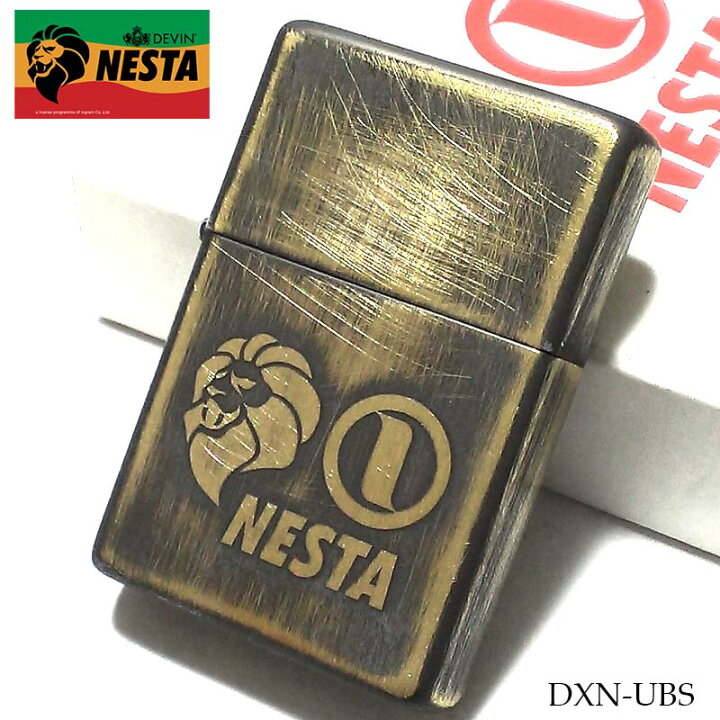 楽天市場】NESTA オイルライター ユーズド加工 アンティークゴールド 