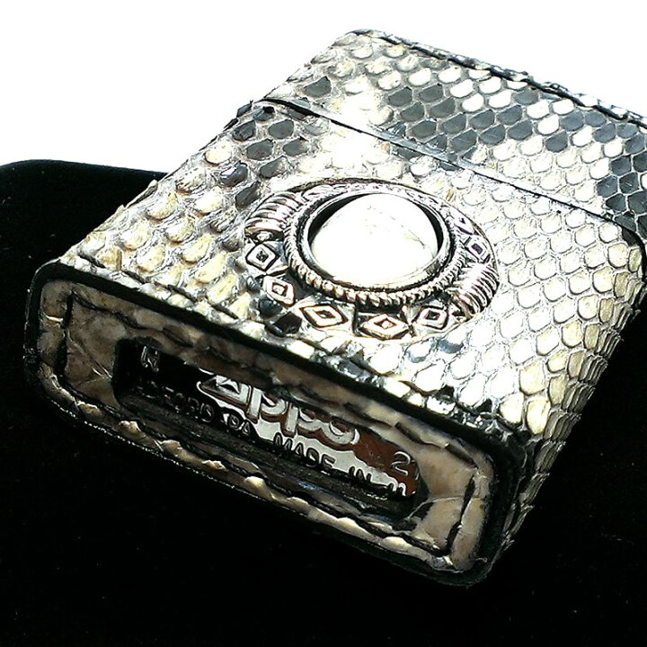 楽天市場】ZIPPO 限定50個生産 パイソン 本革巻き ハウライト 天然石 