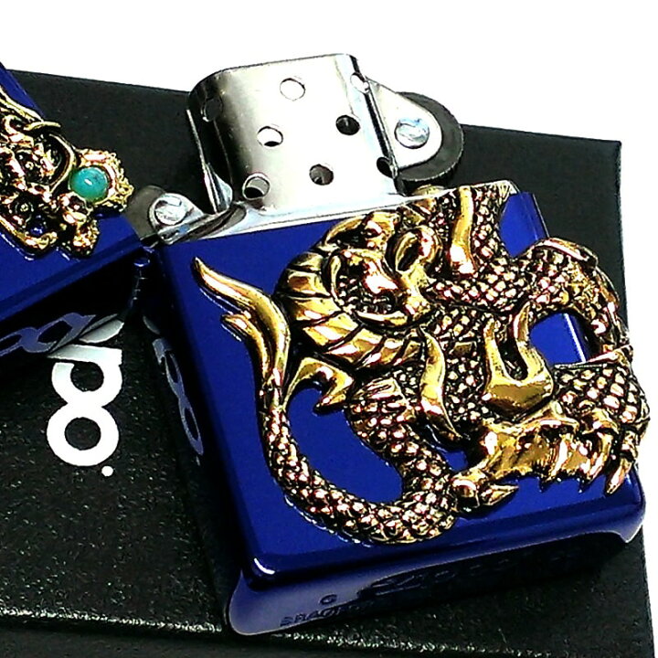 楽天市場】ZIPPO ライター 限定100個ドラゴンメタル 龍 ジッポ 