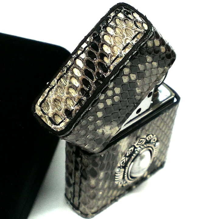 楽天市場】ZIPPO 限定50個生産 パイソン 本革巻き ハウライト 天然石 