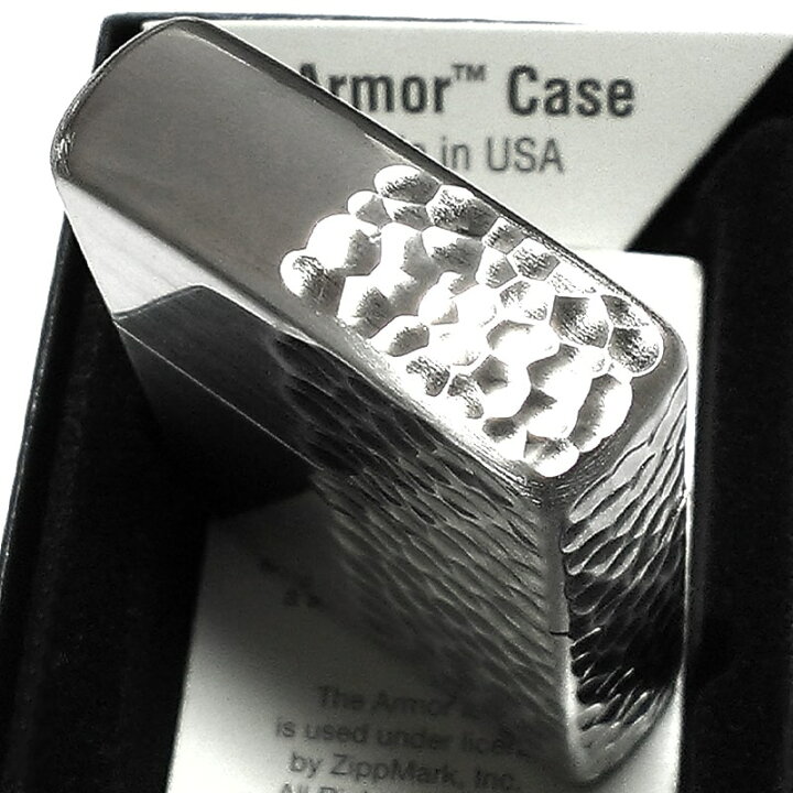 楽天市場】ZIPPO ライター 限定 重厚アーマー 4面ハンマートーン 