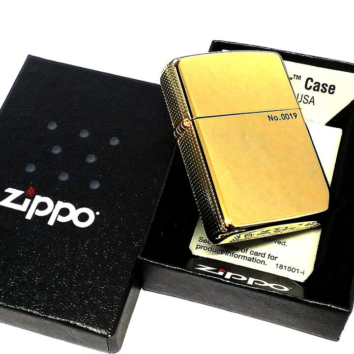 楽天市場】ZIPPO アーマー 限定 3面細密加工 ゴールド 側面ドット 