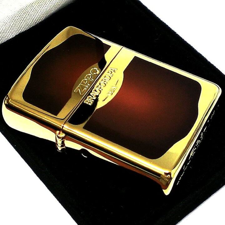 楽天市場】ZIPPO ライター 限定 ジッポ アーマー ゴールド＆ブラウン 