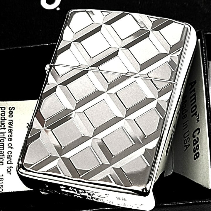 楽天市場】ZIPPO アーマー ジッポ ライター 深彫り ダイヤカット 鏡面 