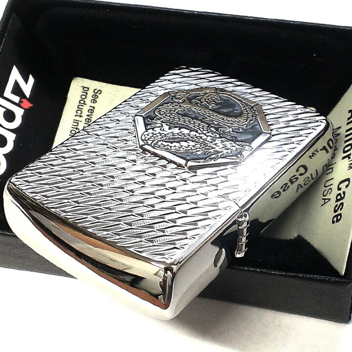 楽天市場】ZIPPO アーマー ジッポ ライター オクタゴンメタル ドラゴン 