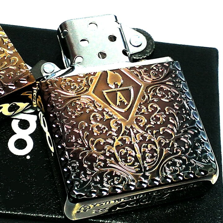 楽天市場】ZIPPO アーマー 両面 アラベスク ジッポライター 中世模様 