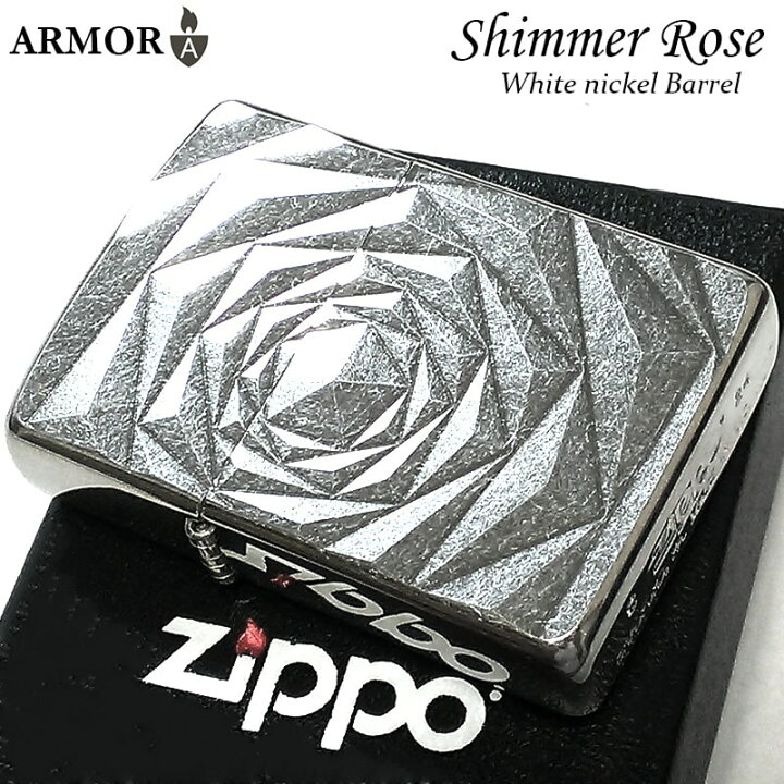 楽天市場】ZIPPO ライター アーマー ローズ ジッポ 両面加工 バラ 