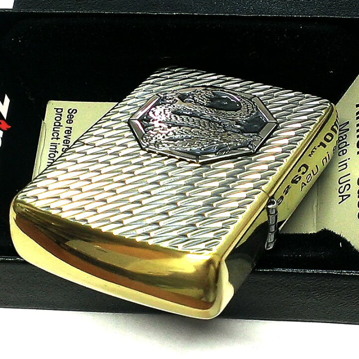 楽天市場】ZIPPO ライター アーマー 龍 オクタゴンメタル ジッポ 