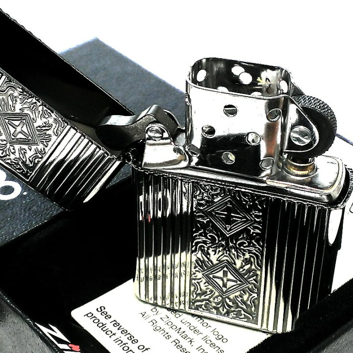 楽天市場】ZIPPO アーマー アラベスク クロス ジッポ ライター 両面 