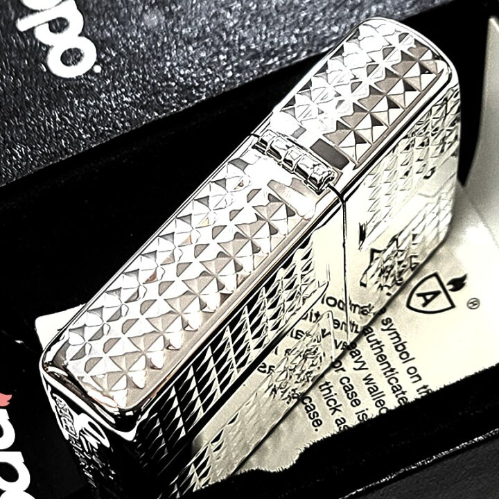 楽天市場】ZIPPO アーマー ダイヤカット 4面加工 ジッポーライター