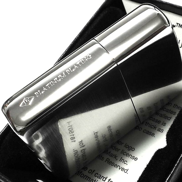 楽天市場】ZIPPO アーマー シルバーサテーナ プラチナプレーティング 