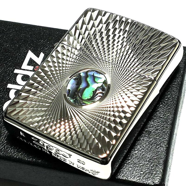 楽天市場】ZIPPO ライター アーマー シルバー ダイヤモンドカット 